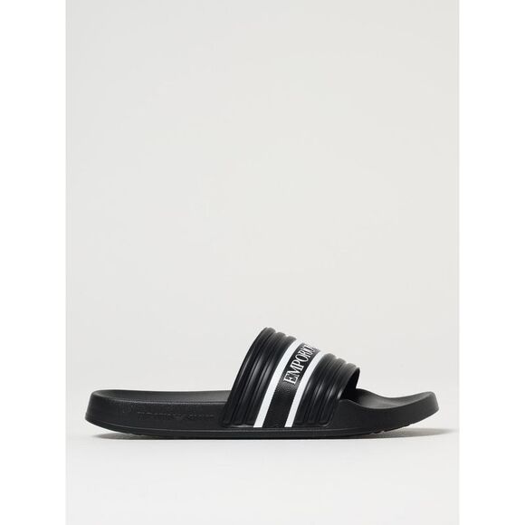 Emporio Armani Swimwear Sandals Men Black